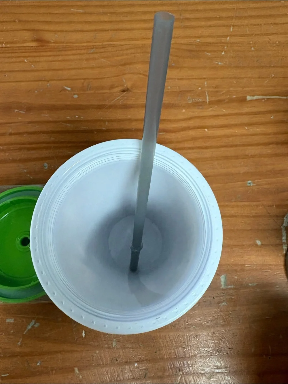 Starbucks Silver Gradient Tumbler with Green Lids